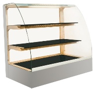 Закруглённая тепловая витрина Ideal AKE